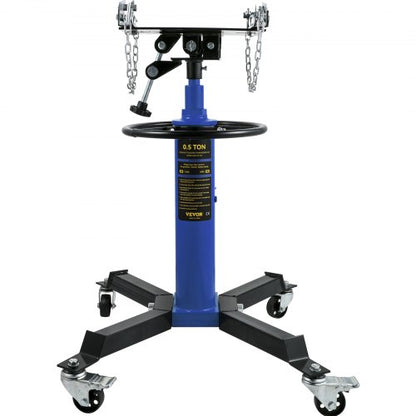 1100 Lbs Hydraulic Telescoping Transmission Jack 2Stage Floor Jack Stand With Foot Pedal  360 Swive 8