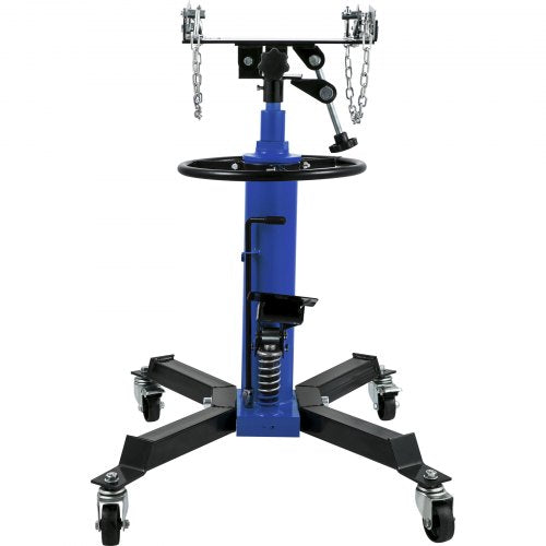 1100 Lbs Hydraulic Telescoping Transmission Jack 2Stage Floor Jack Stand With Foot Pedal  360 Swive 9