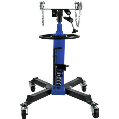 1100 Lbs Hydraulic Telescoping Transmission Jack 2Stage Floor Jack Stand With Foot Pedal  360 Swive 9