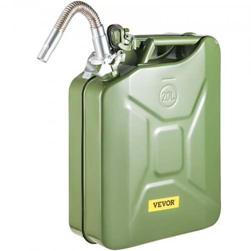 HeavyDuty 53 Gallon  20L MilitaryStyle Jerry Can Rustproof Steel Fuel Container With Flexible Spout 1