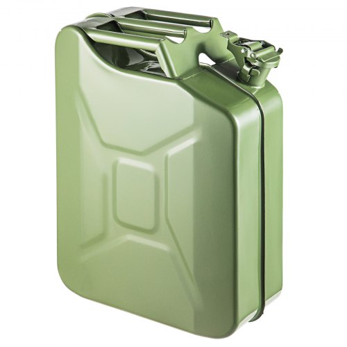 HeavyDuty 53 Gallon  20L MilitaryStyle Jerry Can Rustproof Steel Fuel Container With Flexible Spout 7