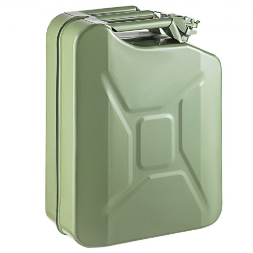 HeavyDuty 53 Gallon  20L MilitaryStyle Jerry Can Rustproof Steel Fuel Container With Flexible Spout 9