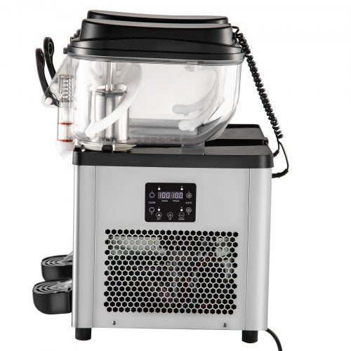 Commercial Slushy Machine Tanks Cups, Stainless Steel Margarita Smoothie Frozen Drink Maker, Perfect for Supermarkets