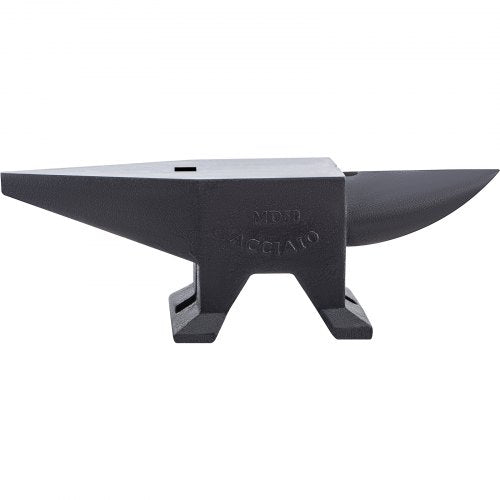 Heavy-Duty Cast Iron Anvil, Single Horn Blacksmith Forge with Large Work Surface, Rugged Stable Base & High Hardness