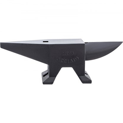 Heavy-Duty Cast Iron Anvil, Single Horn Blacksmith Forge with Large Work Surface, Rugged Stable Base & High Hardness