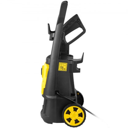 Portable 2000 PSI Electric Power Washer, 1.65 GPM High-Pressure Cleaner with 30 ft Hose, 5 Spray Nozzles & Foam Bottle