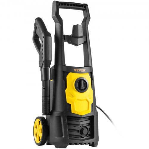 Portable 2000 PSI Electric Power Washer, 1.65 GPM High-Pressure Cleaner with 30 ft Hose, 5 Spray Nozzles & Foam Bottle
