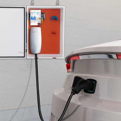 Tesla Charger Station Box, IP32 Waterproof & Dustproof Outdoor Cable Organizer Box for Secure EV Charging
