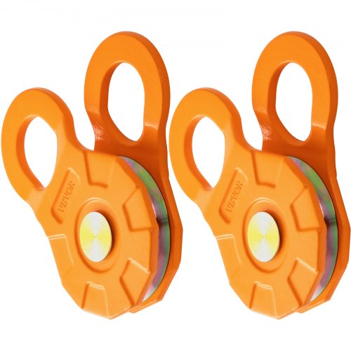 Heavy Duty Winch Pulley 25000LB Snatch Block For OffRoad Recovery 2Pack  Fits 05514mm Synthetic Rop 8