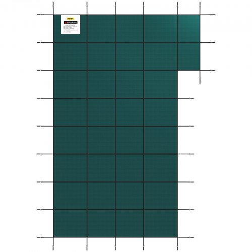 22 Ft X 42 Ft Rectangular Winter Pool Cover With Right Step HighStrength Mesh PP Safety Cover W Tri 7