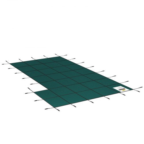 22 Ft X 42 Ft Rectangular Winter Pool Cover With Right Step HighStrength Mesh PP Safety Cover W Tri 9