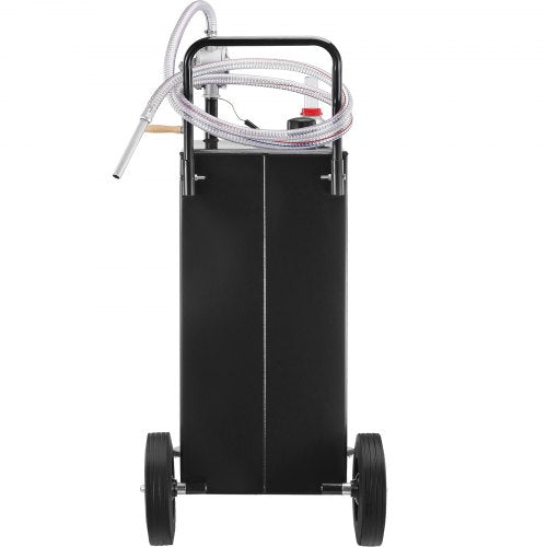 35Gallon Fuel Caddy HeavyDuty Gas Storage Tank W Manual Transfer Pump  4 Wheels Portable DieselGaso 10