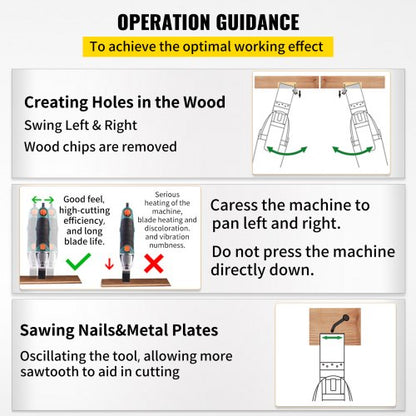 50Piece Quick Release Multitool Blades Kit HCS Tool Blades For Wood Plastic Metal Nails  Bolts 6