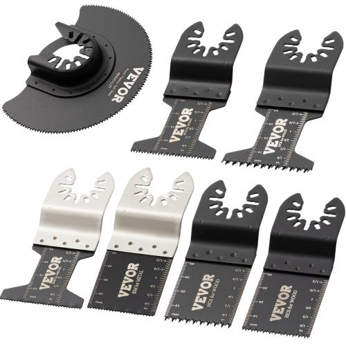 50Piece Quick Release Multitool Blades Kit HCS Tool Blades For Wood Plastic Metal Nails  Bolts 8