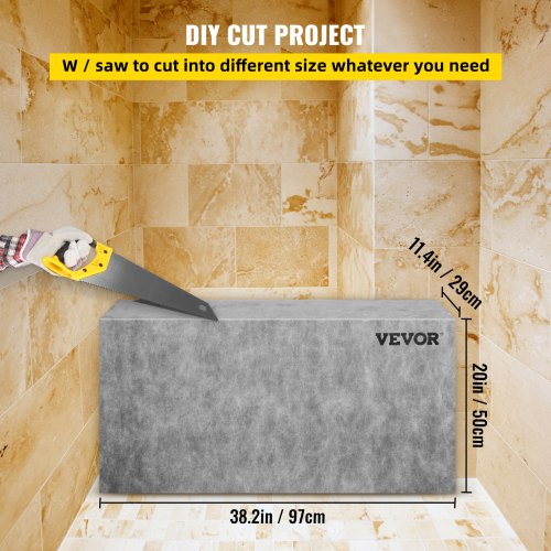 Waterproof Tile Bench Ready To Tile Board Shower Bench Rectangle 3