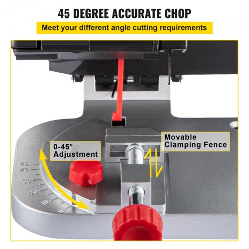 Benchtop Miter Saw With Two Blades Adjustable Cut For Copper Aluminum Wood And Zinc 2