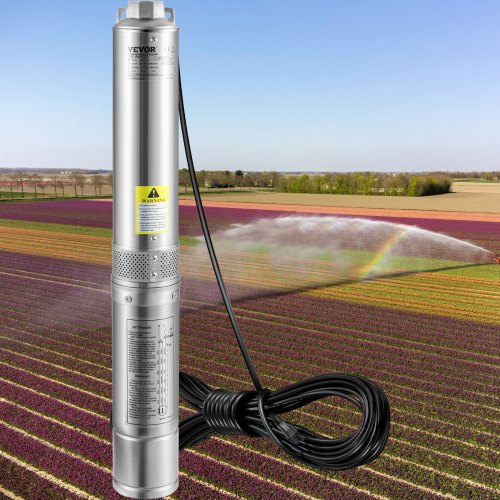 Deep Well Submersible Pump Stainless Steel Water Pump For Industrial Irrigation  Home Waterproof 5
