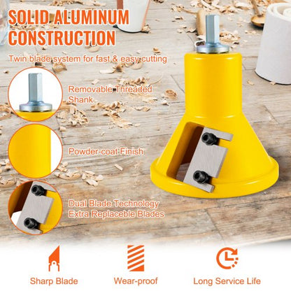 Premium Tenon Cutter Commercial Woodworking Tool With Dual Blades Steel Log Furniture Cutter Home M 2