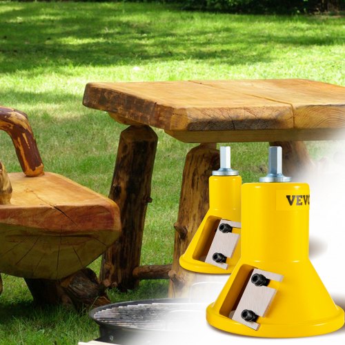 DIY Tenon Cutter Kit with Dual Blades, Commercial Grade Aluminum and Steel, Log Furniture Cutter for Home Use