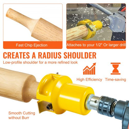 Premium Tenon Cutter Aluminum  Steel Log Furniture Cutter Commercial Woodworking Tool For Home DIY  6