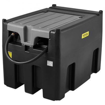 Portable Diesel Tank With Pump PE Diesel Fuel Tank High GPM Flow Rate Rubber Hose For Easy Fuel Tra 10