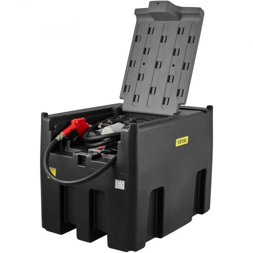 Portable Diesel Tank With Pump PE Diesel Fuel Tank High GPM Flow Rate Rubber Hose For Easy Fuel Tra 9