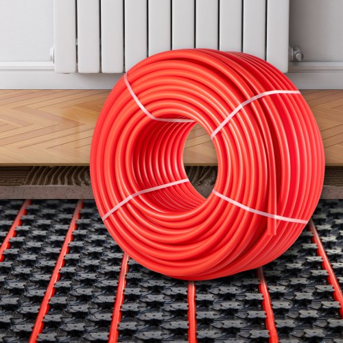 Non Oxygen Barrier Red PEX Pipe PEX Tubing Flexible PEX Water Line For Plumbing Radiant Heating RV  5