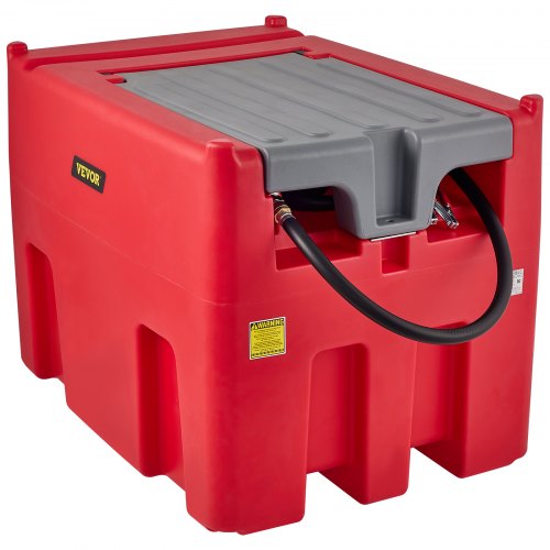 Portable Diesel Tank, High GPM Flow Rate and Electric Transfer Pump, PE Fuel Tank for Convenient Transport