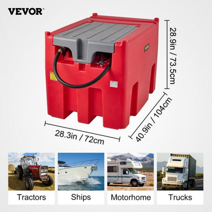 Portable Diesel Tank High GPM Flow Rate And Electric Transfer Pump PE Fuel Tank For Convenient Tran 7