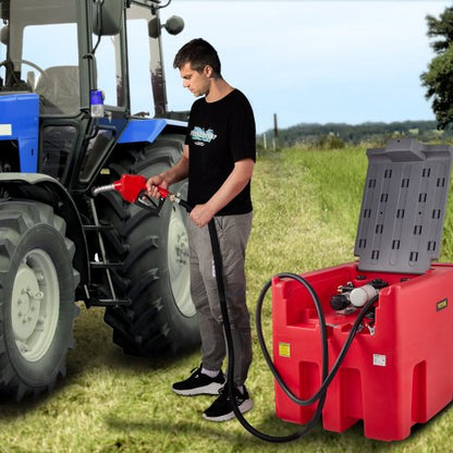 Portable Diesel Tank High GPM Flow Rate And Electric Transfer Pump PE Fuel Tank For Convenient Tran 5
