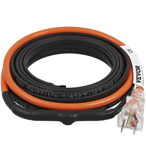 SelfRegulating Pipe Heating Cable Heat Tape For Freezing PVC Hose Metal Plastic Pipe Freeze Protect 5