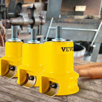 Premium Aluminum Tenon Cutter For Log Furniture Cutting Blades Dual Curved Blades  Button Screws Co 4