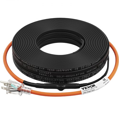 SelfRegulating Pipe Heating Cable Heat Tape Protects PVC Hose Metal And Plastic Pipe 5