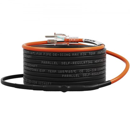 SelfRegulating Pipe Heating Cable Heat Tape Protects PVC Hose Metal And Plastic Pipe 7