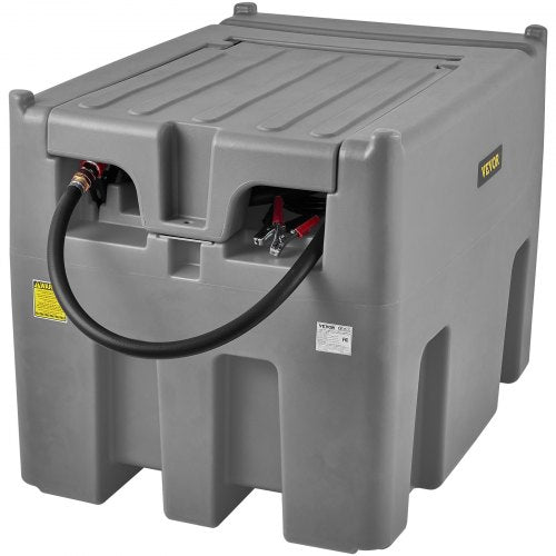 Diesel Fuel Tank Transfer Pump With Hose Gray PE Portable Tank For Easy Fuel Transportation 8