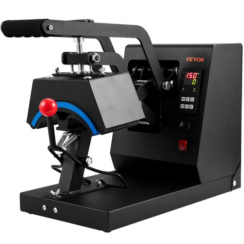 Hat Heat Press Machine With Heating Pads Digital Timer Temperature Control And Large Plate 8