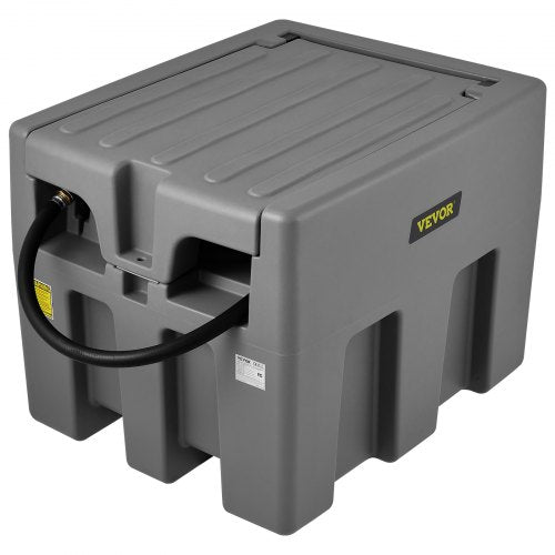 Portable Diesel Tank, GPM Flow Rate, Diesel Fuel Tank with Electric Transfer Pump, Rubber Hose, PE Diesel Transfer Tank