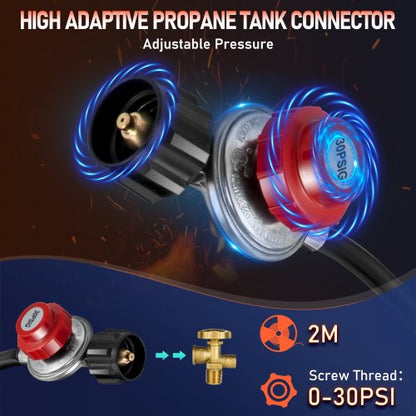 Portable Propane Forge for Single Burner Tool and Knife Making, Large Capacity Farrier Forge, Mini Furnace Blacksmithing