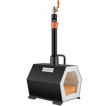 Portable Propane Forge for Single Burner Tool and Knife Making, Large Capacity Farrier Forge, Mini Furnace Blacksmithing