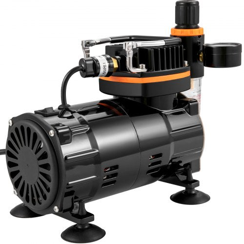 Professional Airbrush Set with Compressor, Dual-Action Multi-Purpose Gravity Feed Airbrushing Kit for Painting