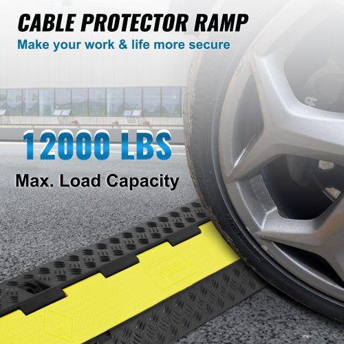 Cable Protector Ramp Channel High Lbs Load Wire Cover Ramp For Wires Cables 1
