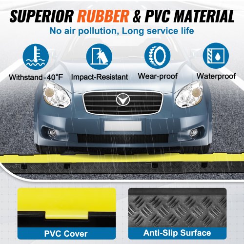 Cable Protector Ramp Channel High Lbs Load Wire Cover Ramp For Wires Cables 2