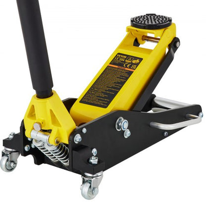 Aluminum And Steel Racing Floor Jack With Dual Pistons Quick Lift Pump Floor Jack Lifting 9