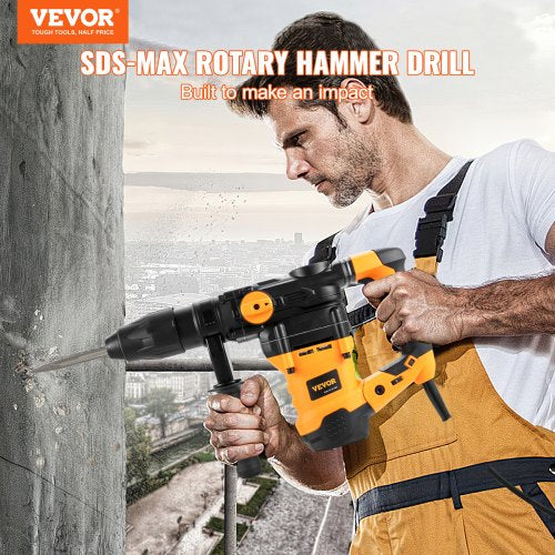 Corded Drill SDSMax Rotary Hammer Drill Electric Demolition Hammers With Variable Speed 1