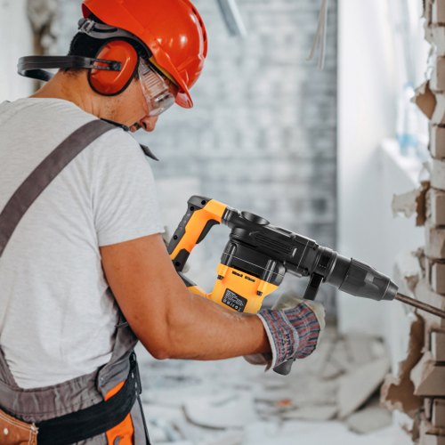 Corded Drill SDSMax Rotary Hammer Drill Electric Demolition Hammers With Variable Speed 6