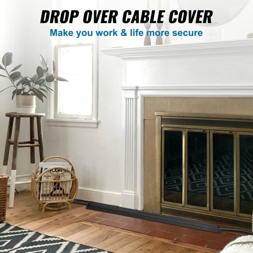 Heavy Duty Cable Hose Protector Ramp Drop Over Cord Cover For Home Office Warehouse School 1