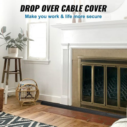 Durable Cable Ramps Cord Safety Covers Supports High Lbs Indoor Outdoor Use Ideal For Office Home W 3