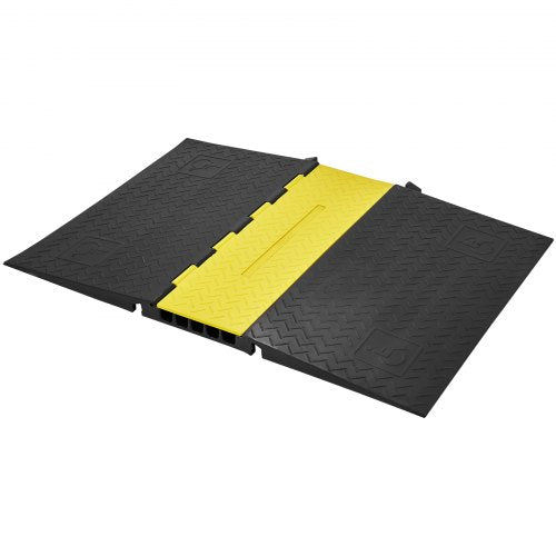 Durable Channel Rubber Cable Guard For ADA Compliant Driveway Speed Control High Lbs Load Capacity  8