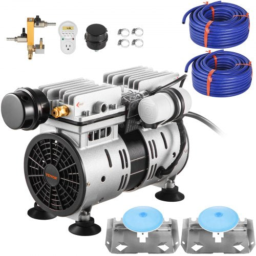 Pond Aerator for Lakes HP Compressor Tubing Diffusers and Air Compressor for Deep Water Oxygen Circulation