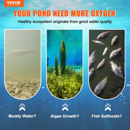 Pond Aerator For Lakes HP Compressor Tubing Diffusers And Air Compressor For Deep Water Oxygen Circ 1
